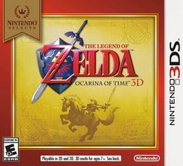 The Legend of Zelda Ocarina of Time 3D ROM Nintendo 3DS Portada