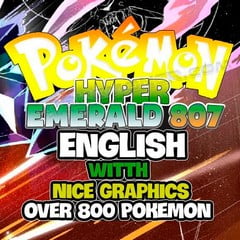 Pokemon Hyper Emerald 807 ROM GBA Portada
